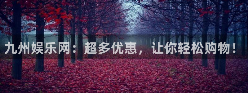 恒行体育代理：九州娱乐网：超多优惠，让你轻松购物！
