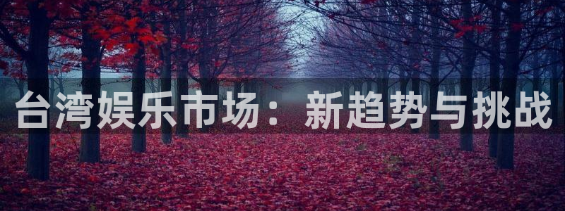 恒行：台湾娱乐市场：新趋势与挑战